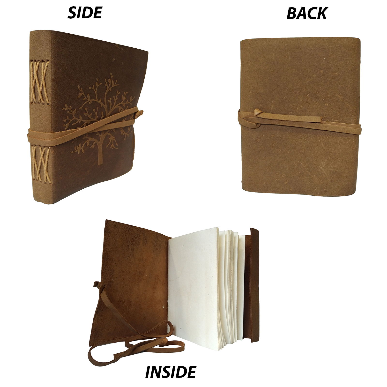 Genuine Leather Tree Of life Diary Handmade Journal Gift  Blank Notebook